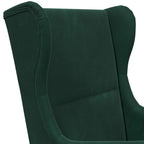 Poltrona Verde Scuro Velluto