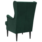 Poltrona Verde Scuro Velluto