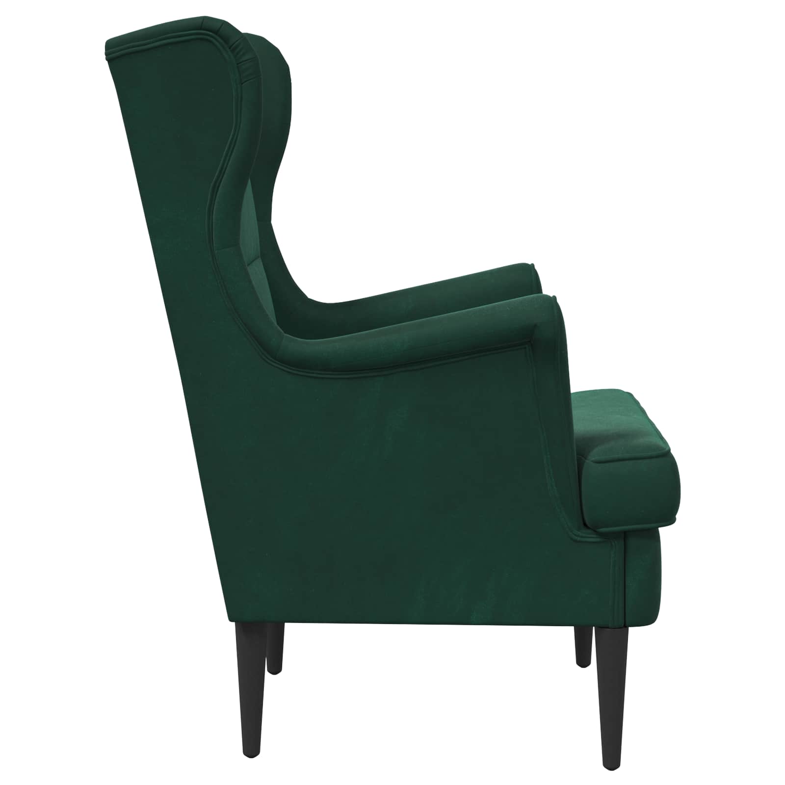 Poltrona Verde Scuro Velluto