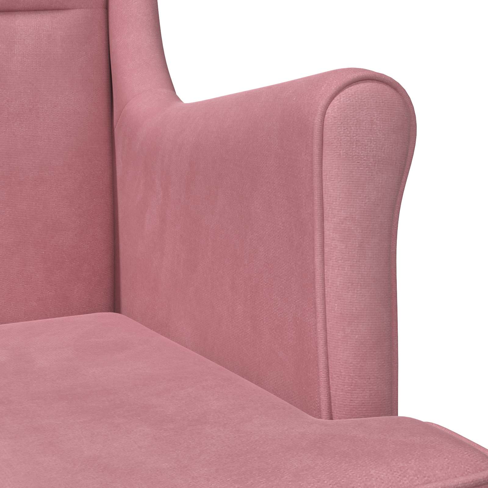 Poltrona Rosa Velluto