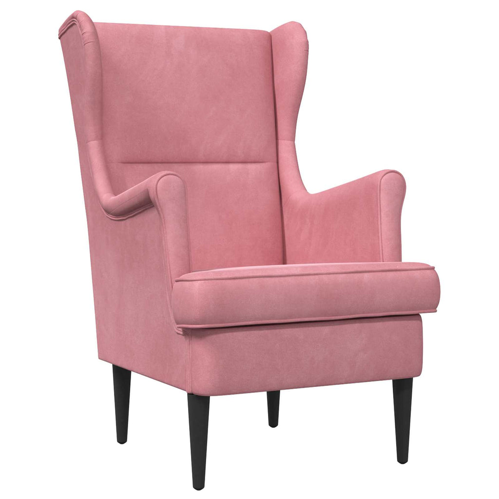 Poltrona Rosa Velluto