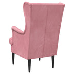 Poltrona Rosa Velluto
