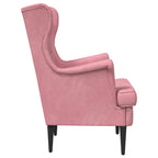 Poltrona Rosa Velluto