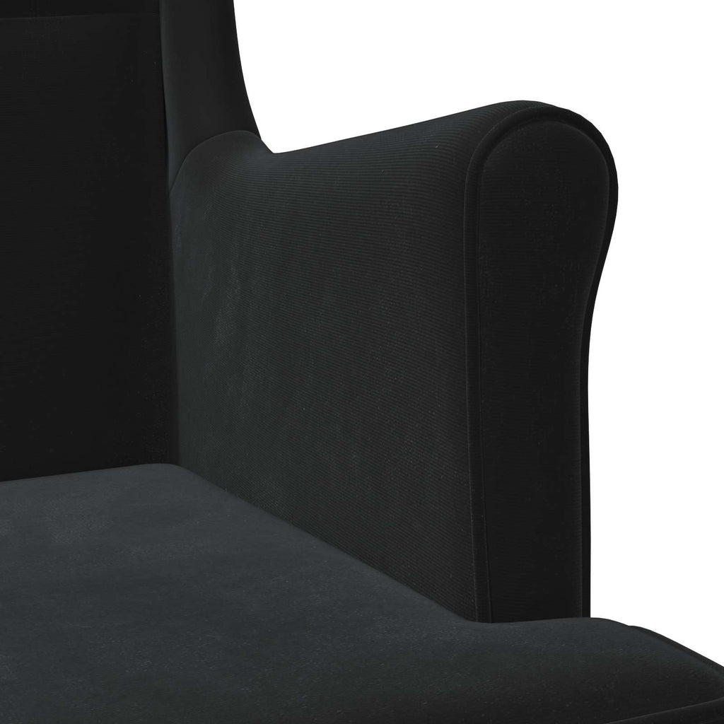 Poltrona Nero Velluto