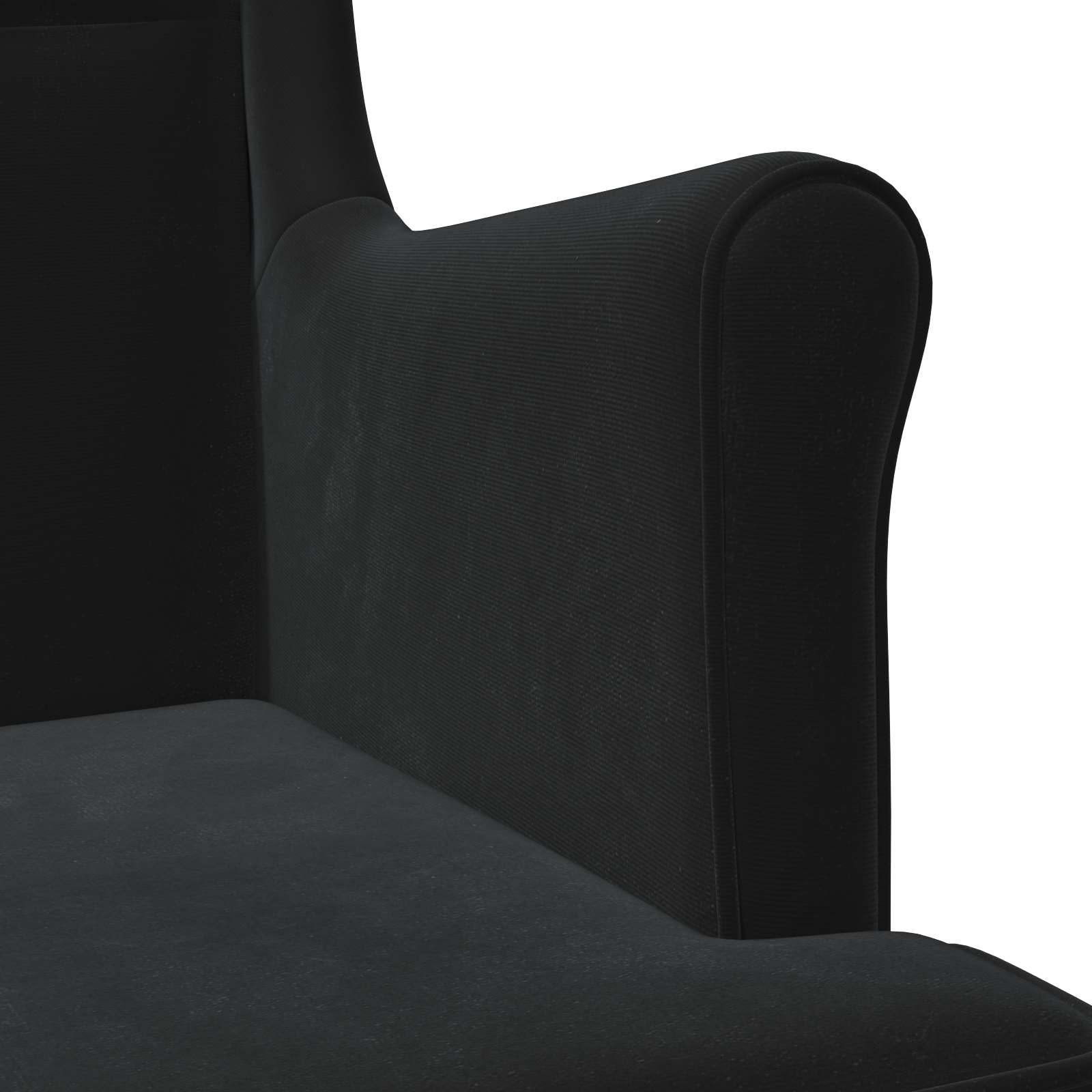 Poltrona Nero Velluto
