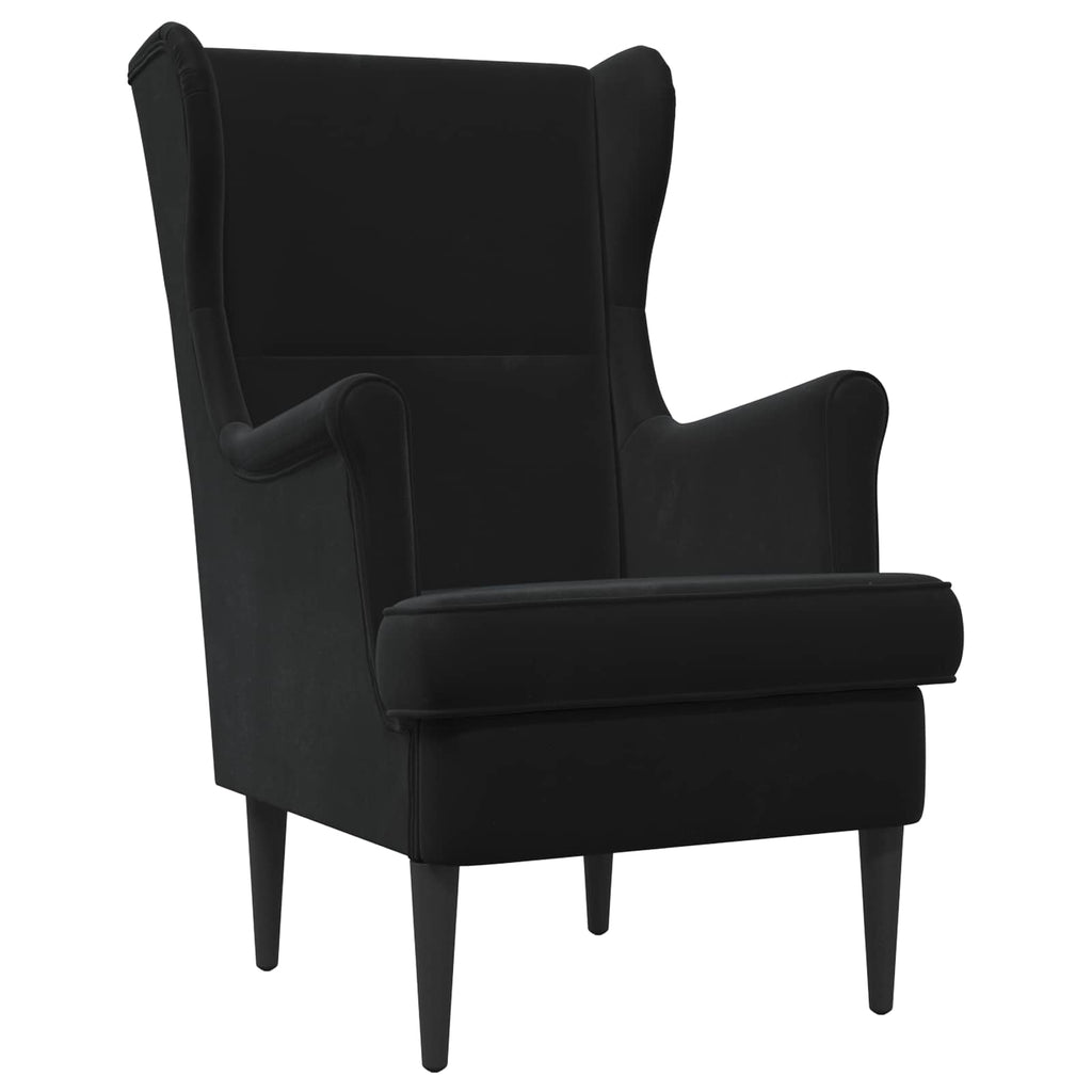 Poltrona Nero Velluto
