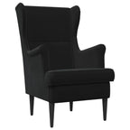 Poltrona Nero Velluto
