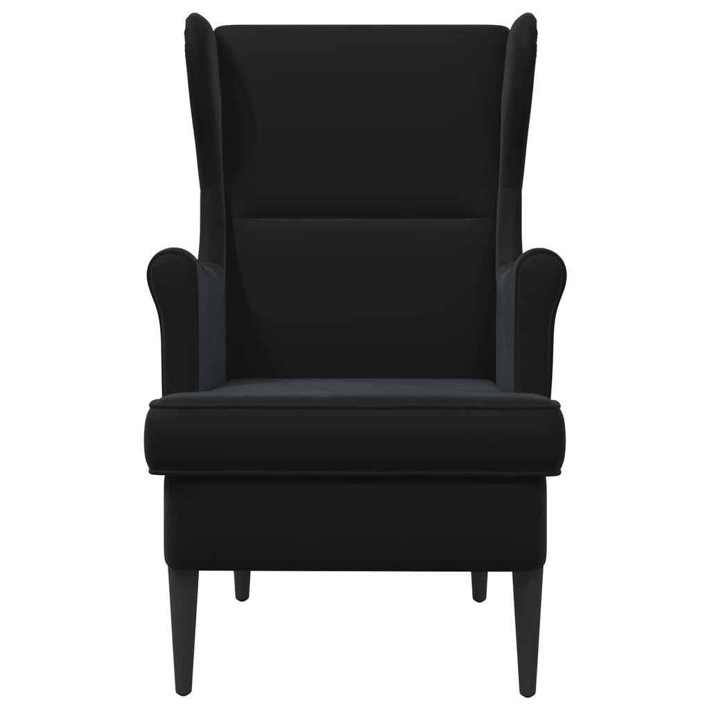 Poltrona Nero Velluto
