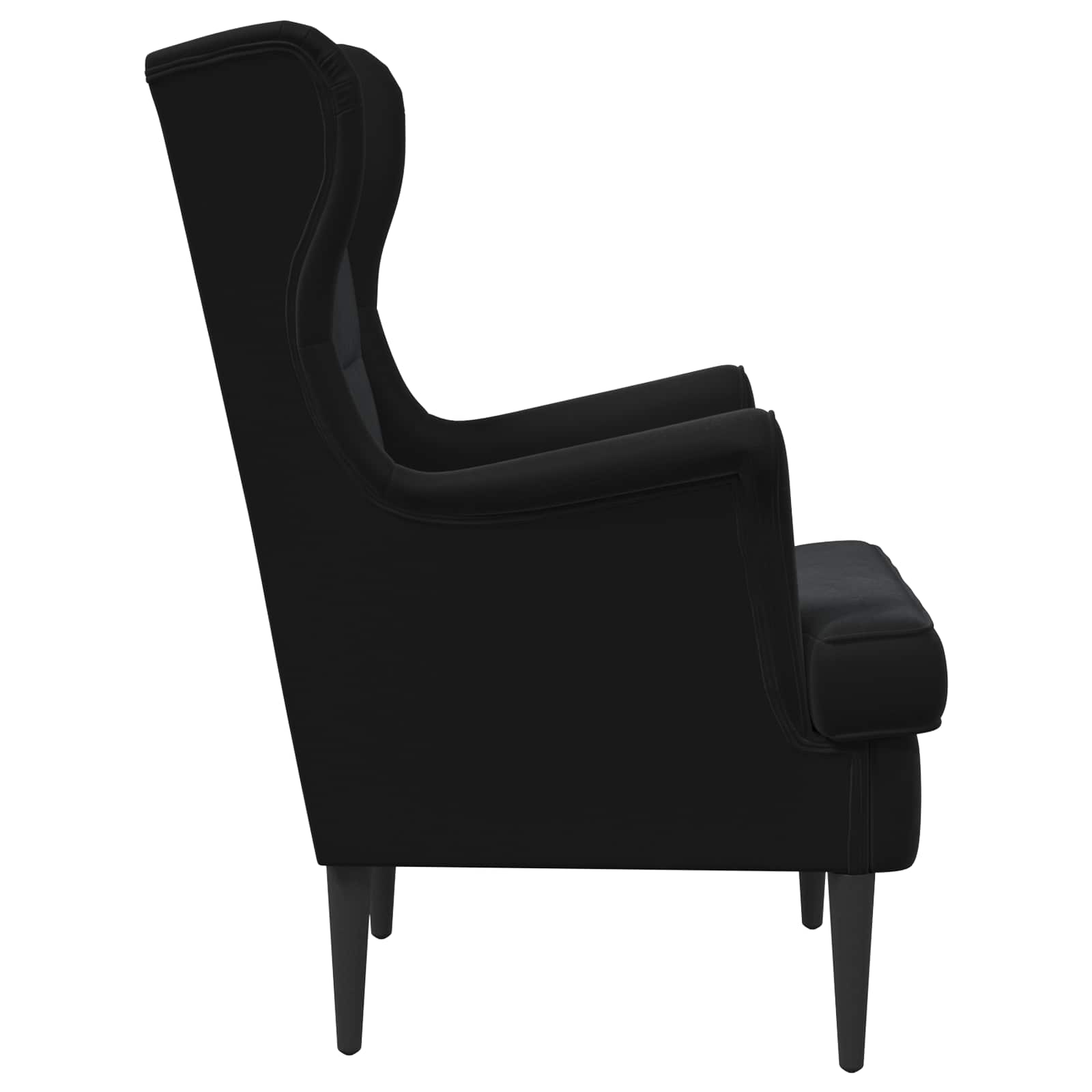 Poltrona Nero Velluto