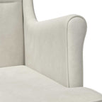 Poltrona Crema Velluto