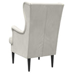 Poltrona Crema Velluto