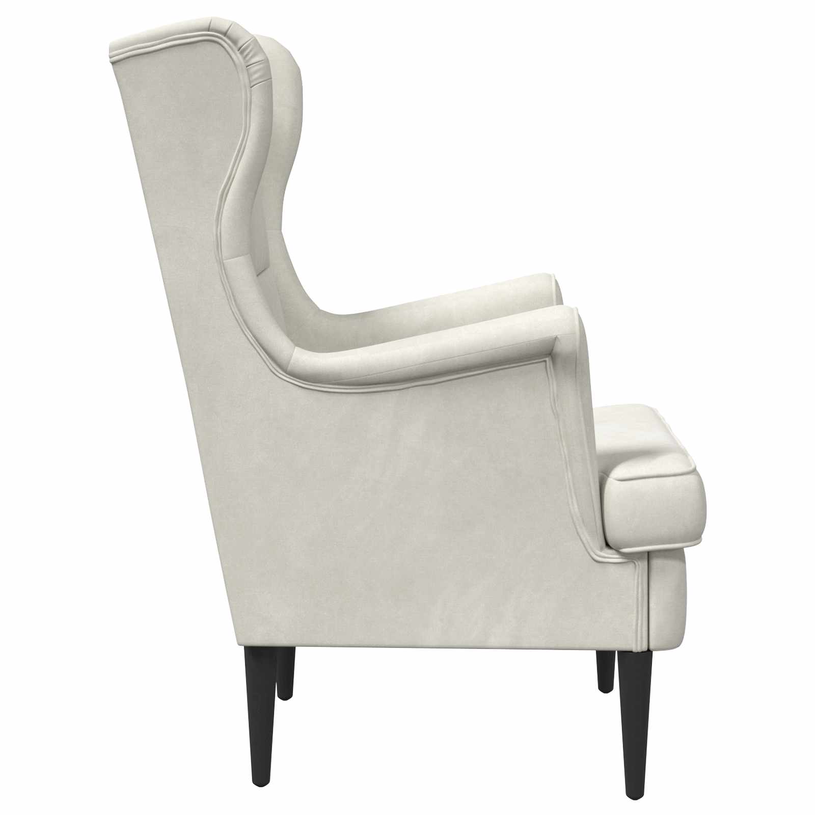 Poltrona Crema Velluto