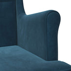 Poltrona Blu Velluto
