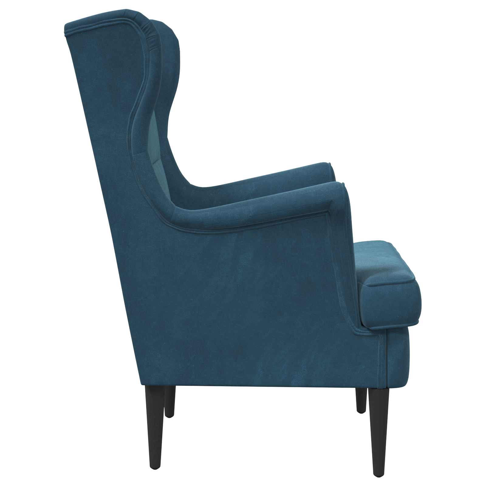 Poltrona Blu Velluto