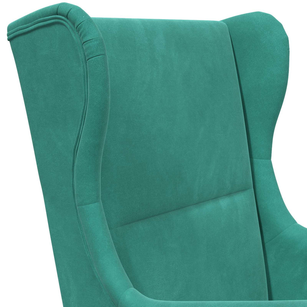 Poltrona Turchese Velluto
