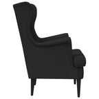 Poltrona Nero Tessuto