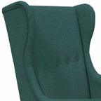 Poltrona Verde Scuro Tessuto
