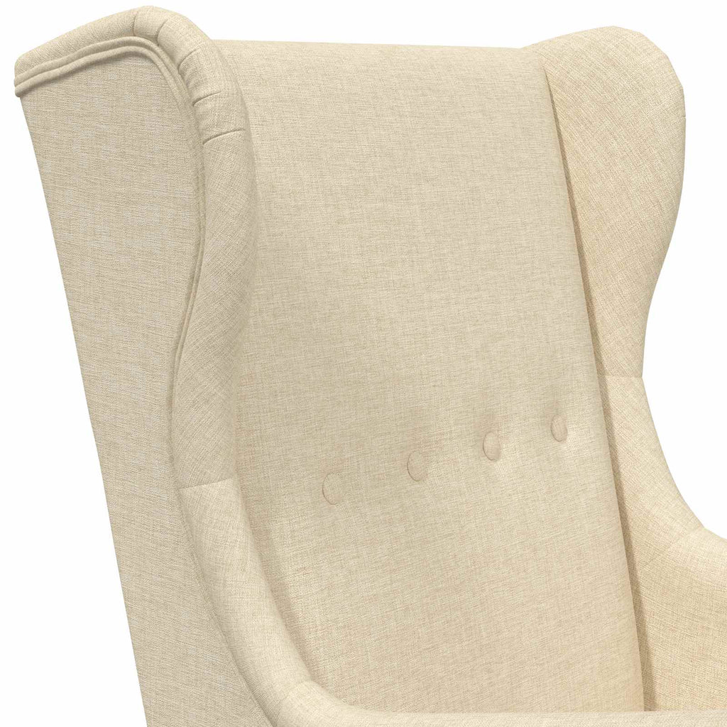 Poltrona Crema Tessuto