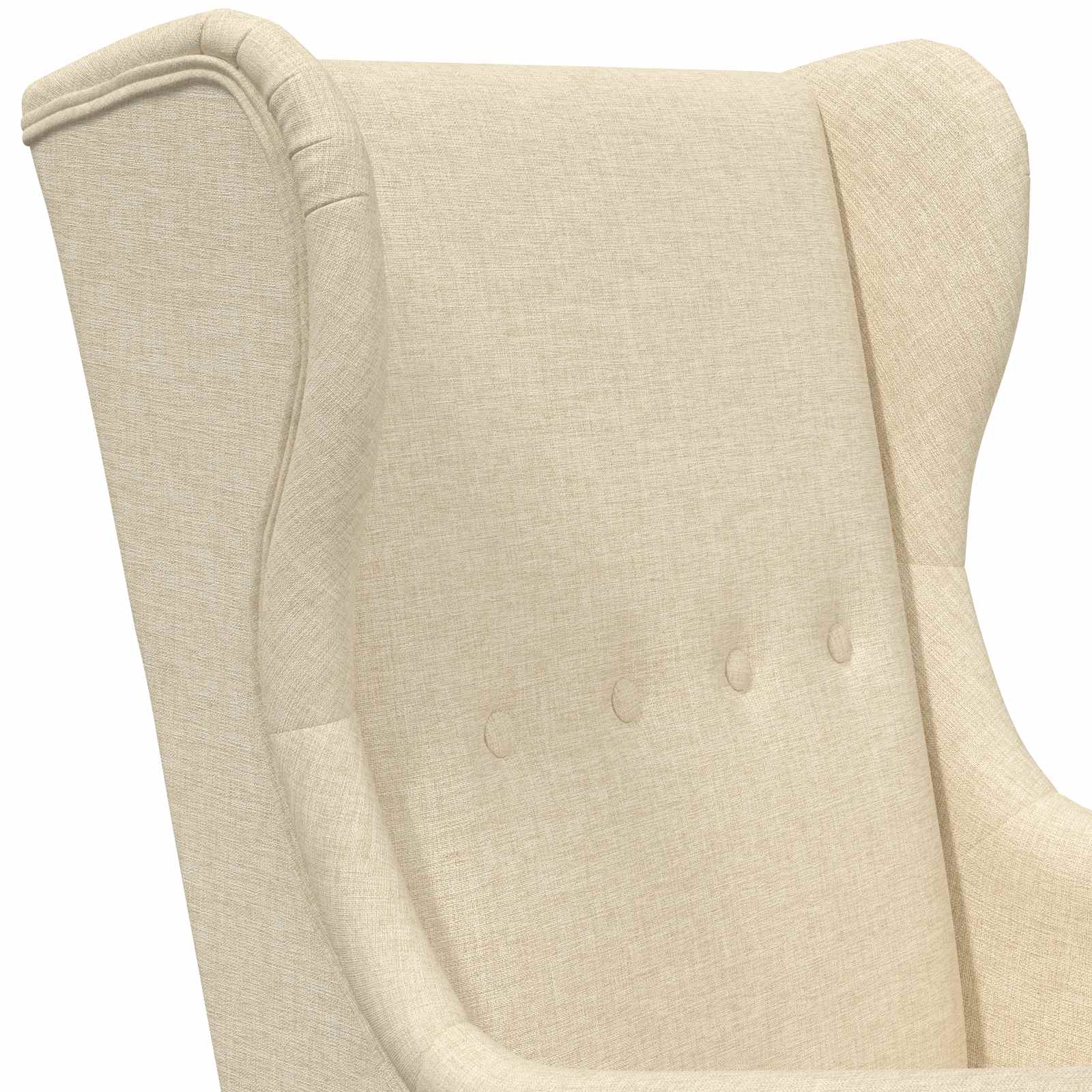 Poltrona Crema Tessuto