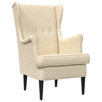 Poltrona Crema Tessuto
