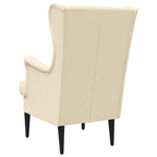 Poltrona Crema Tessuto