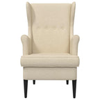 Poltrona Crema Tessuto