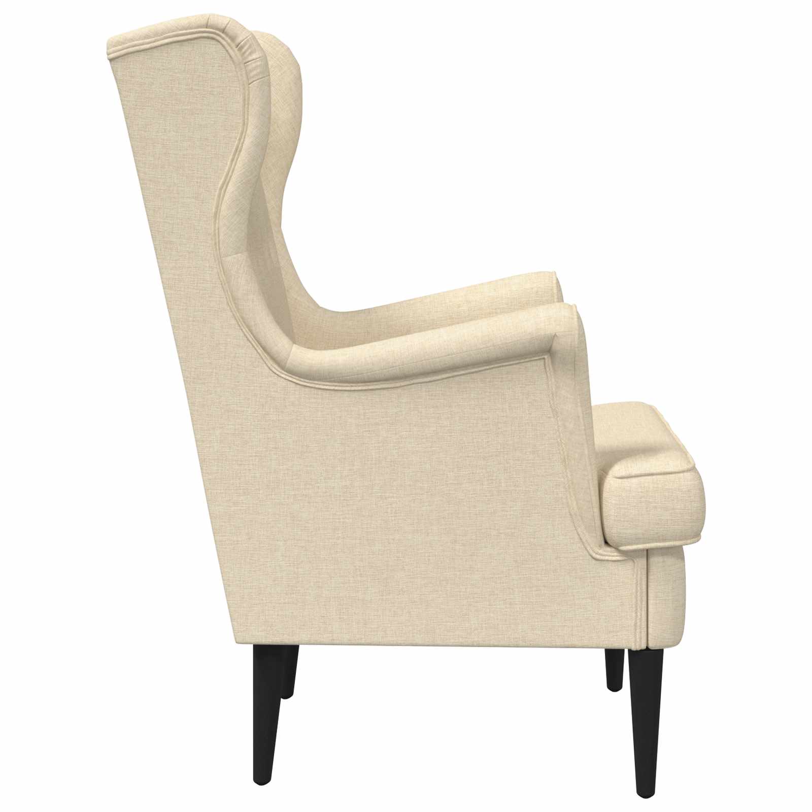 Poltrona Crema Tessuto