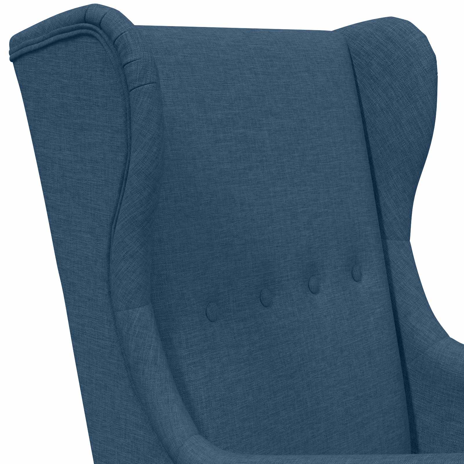 Poltrona Blu Tessuto