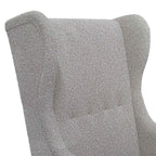 Poltrona Grigio Chiaro Bouclé