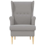 Poltrona Grigio Chiaro Bouclé