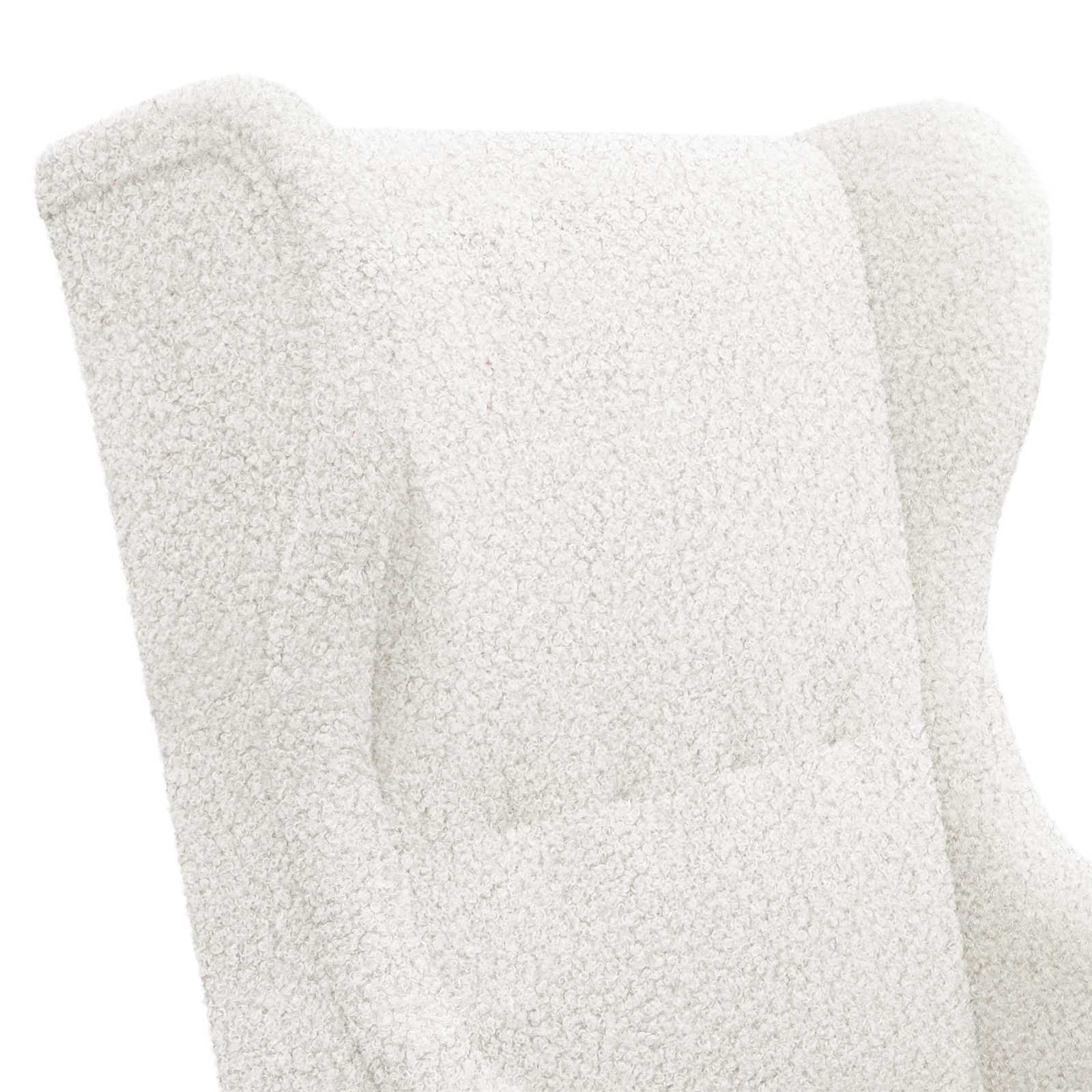 Poltrona Crema Bouclé