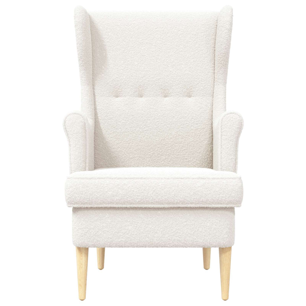 Poltrona Crema Bouclé