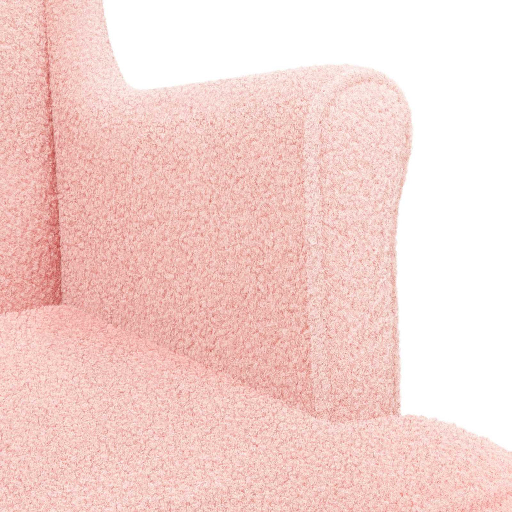 Poltrona Rosa Bouclé