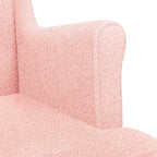 Poltrona Rosa Bouclé