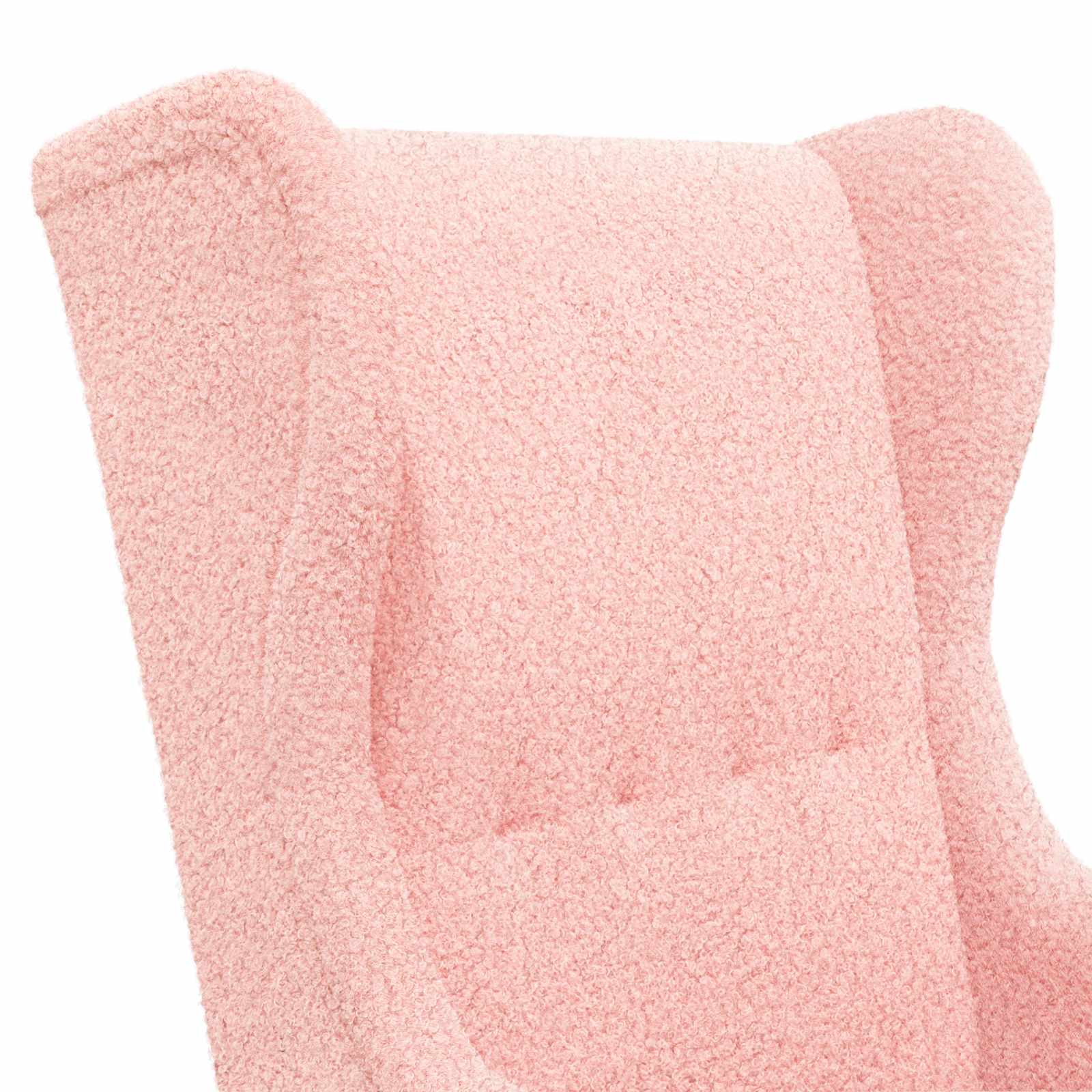 Poltrona Rosa Bouclé