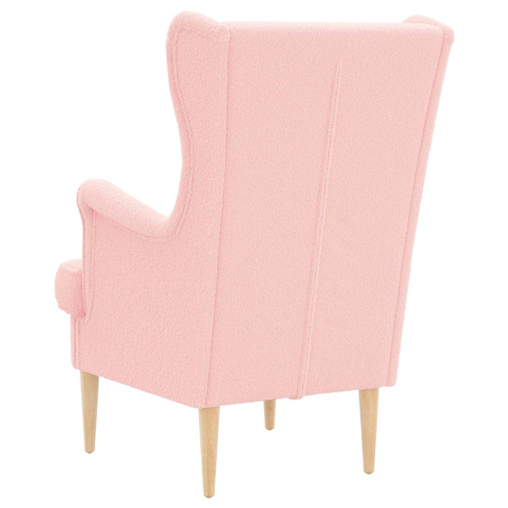 Poltrona Rosa Bouclé