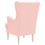 Poltrona Rosa Bouclé