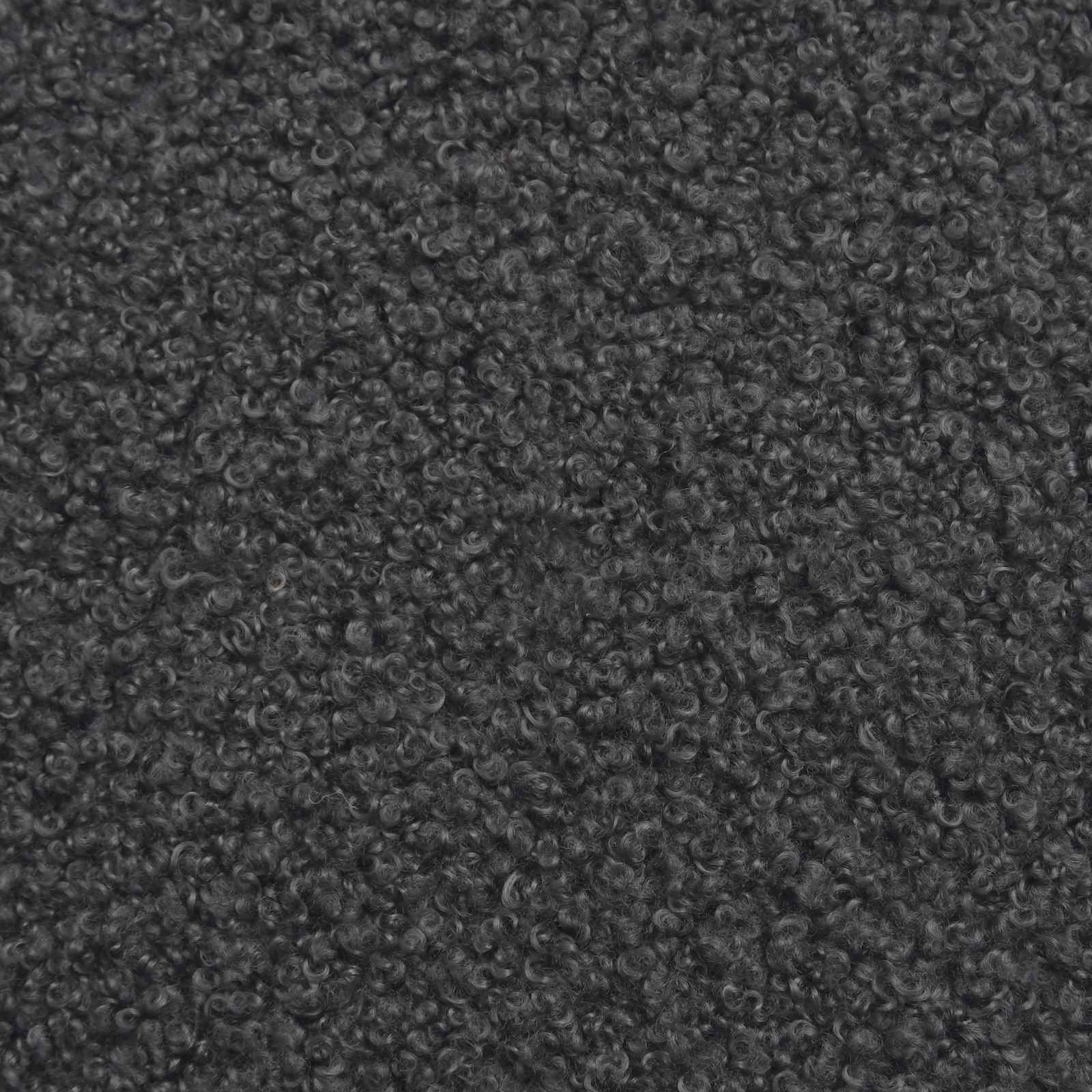 Poltrona Grigio Scuro Bouclé