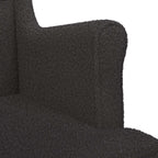 Poltrona Nero Bouclé