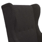 Poltrona Nero Bouclé