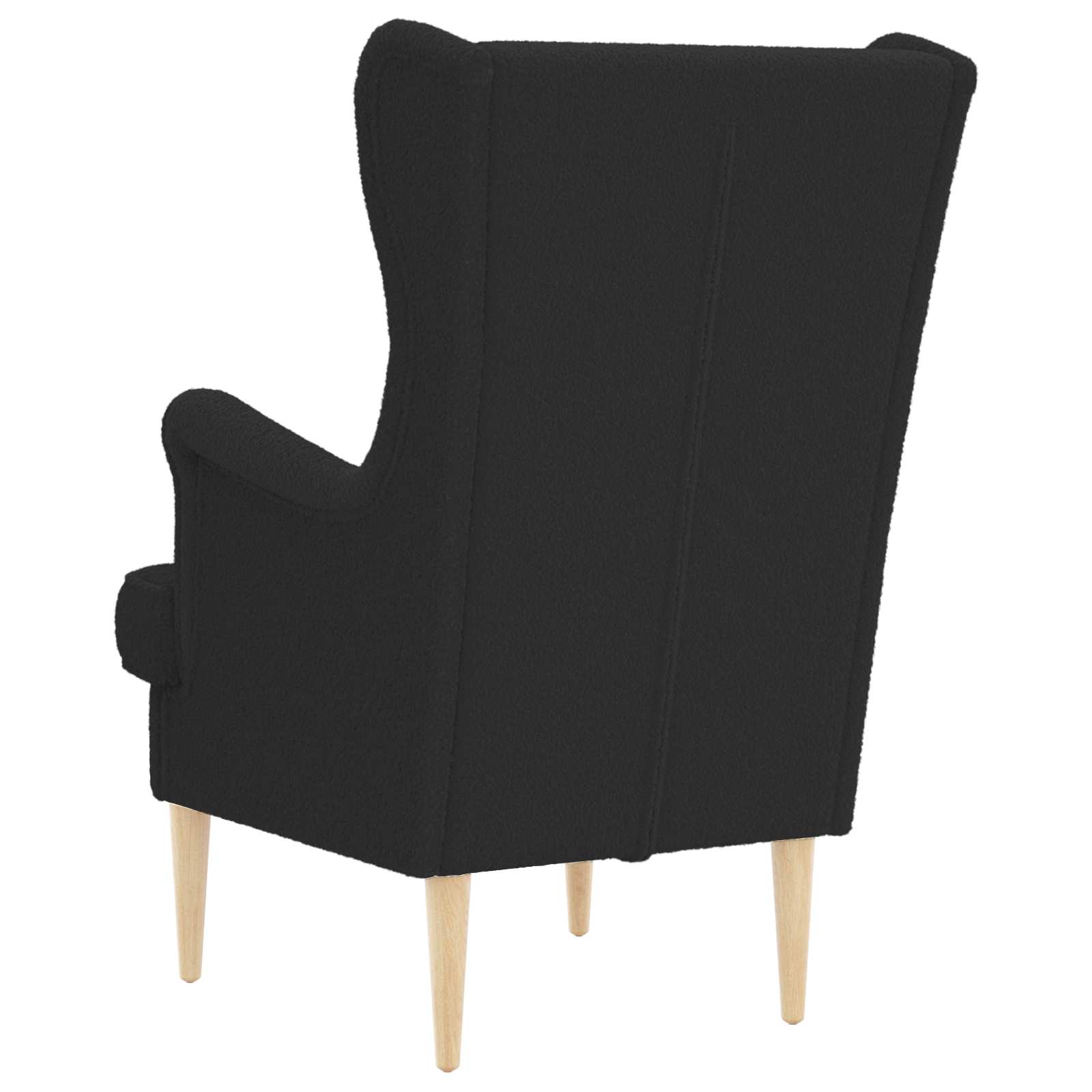 Poltrona Nero Bouclé