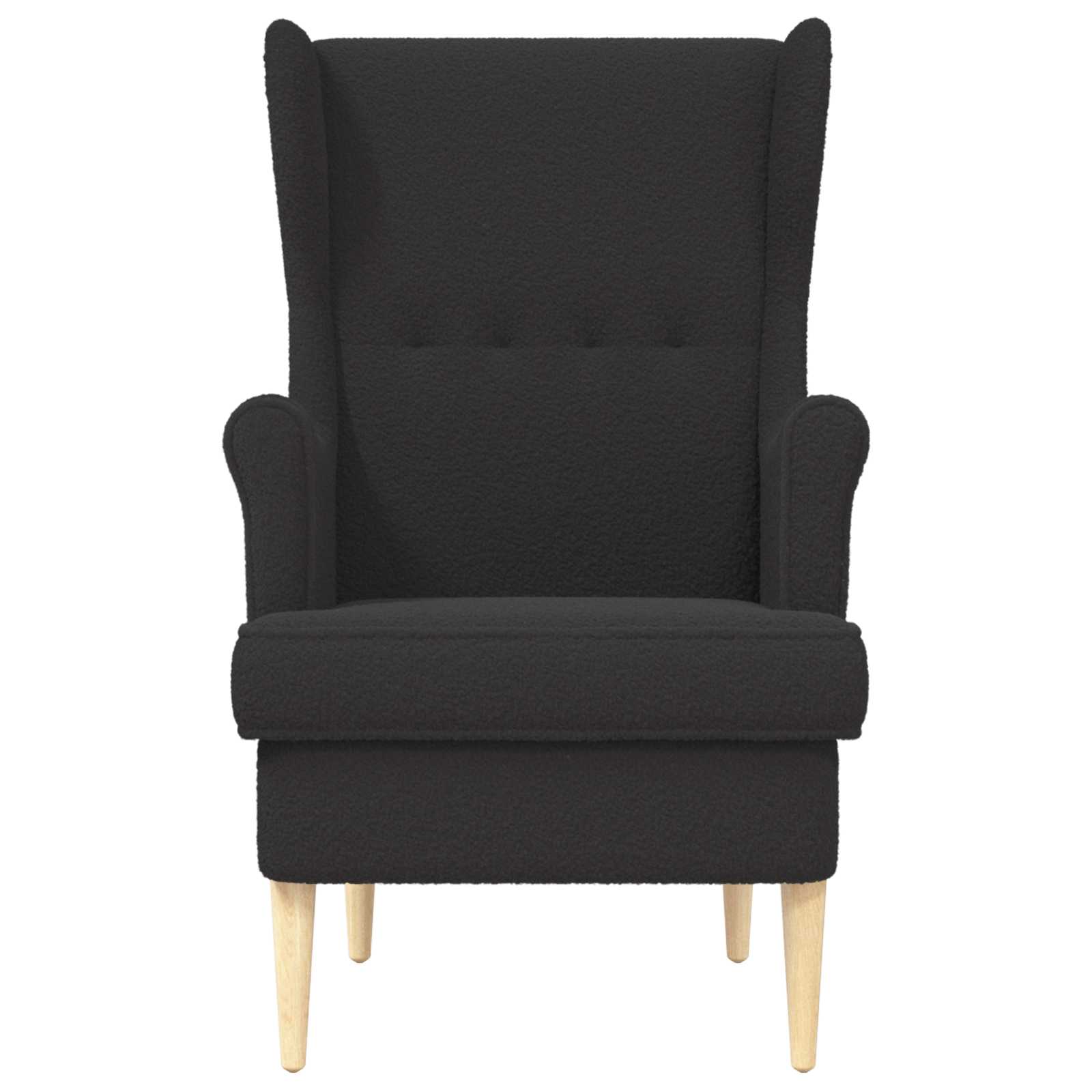 Poltrona Nero Bouclé