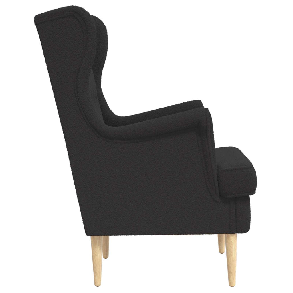 Poltrona Nero Bouclé