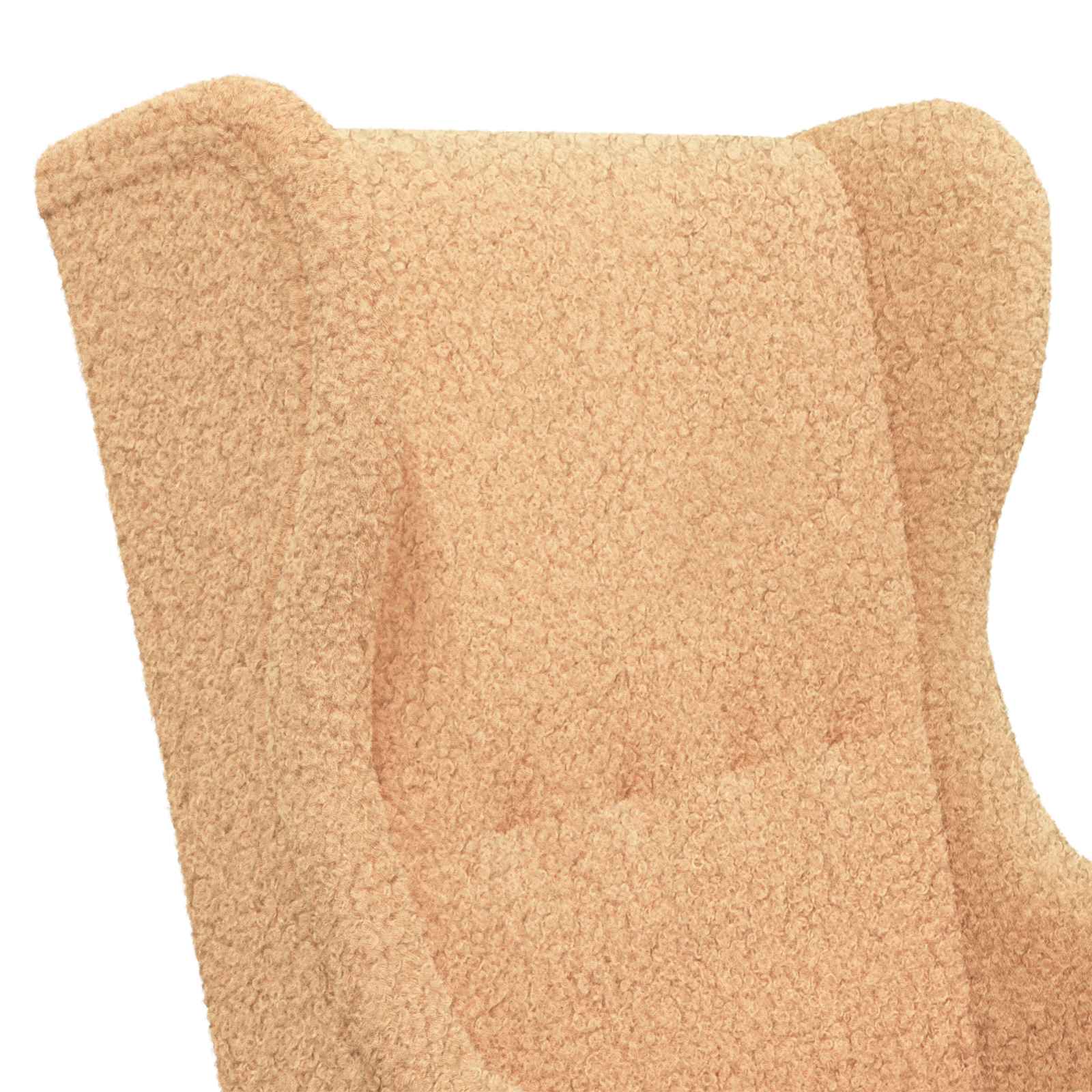Poltrona Beige Bouclé