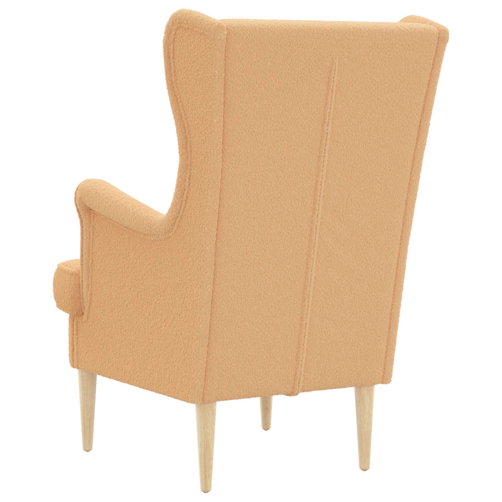 Poltrona Beige Bouclé