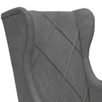 Poltrona Grigio Scuro Velluto