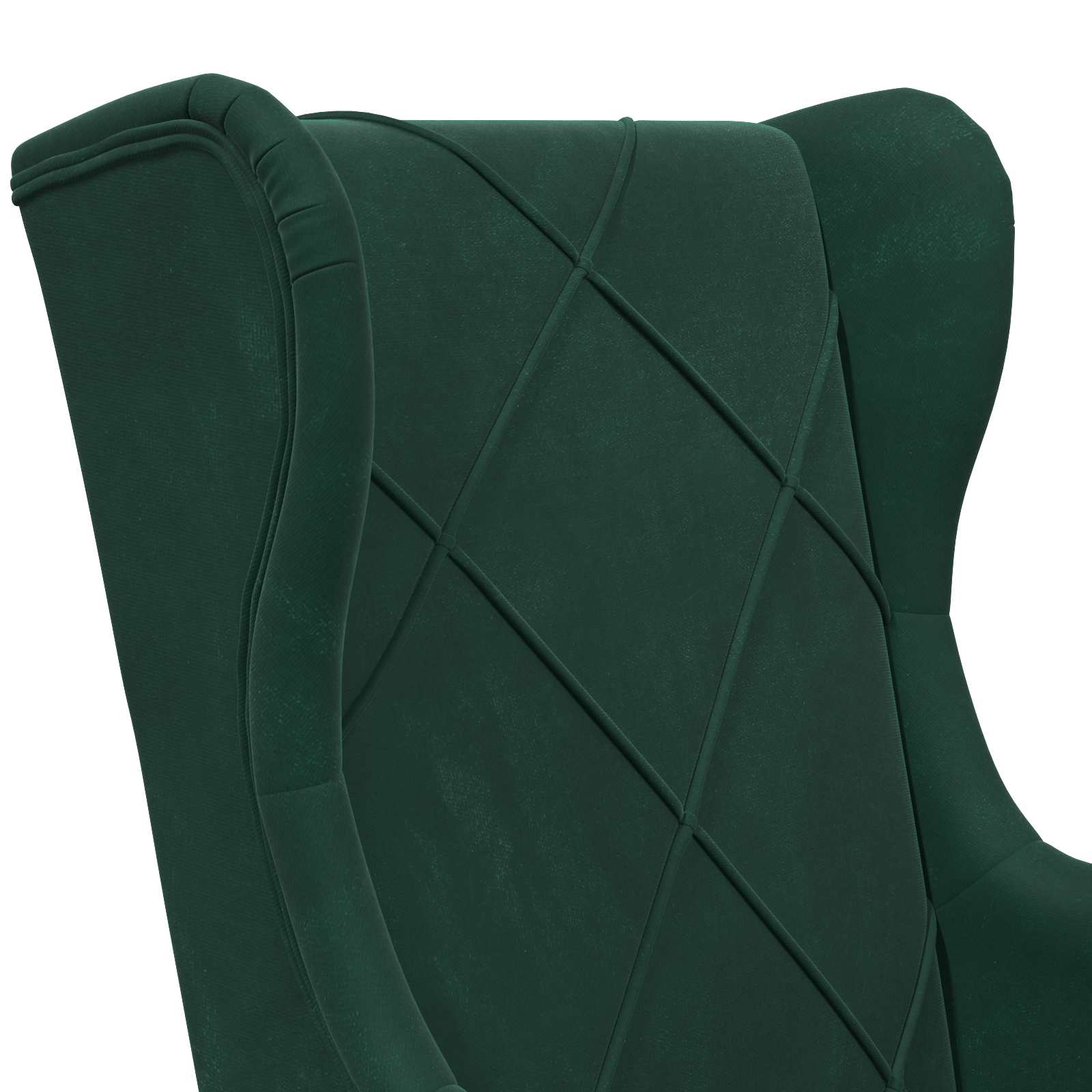 Poltrona Verde Scuro Velluto