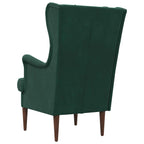 Poltrona Verde Scuro Velluto