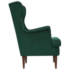 Poltrona Verde Scuro Velluto