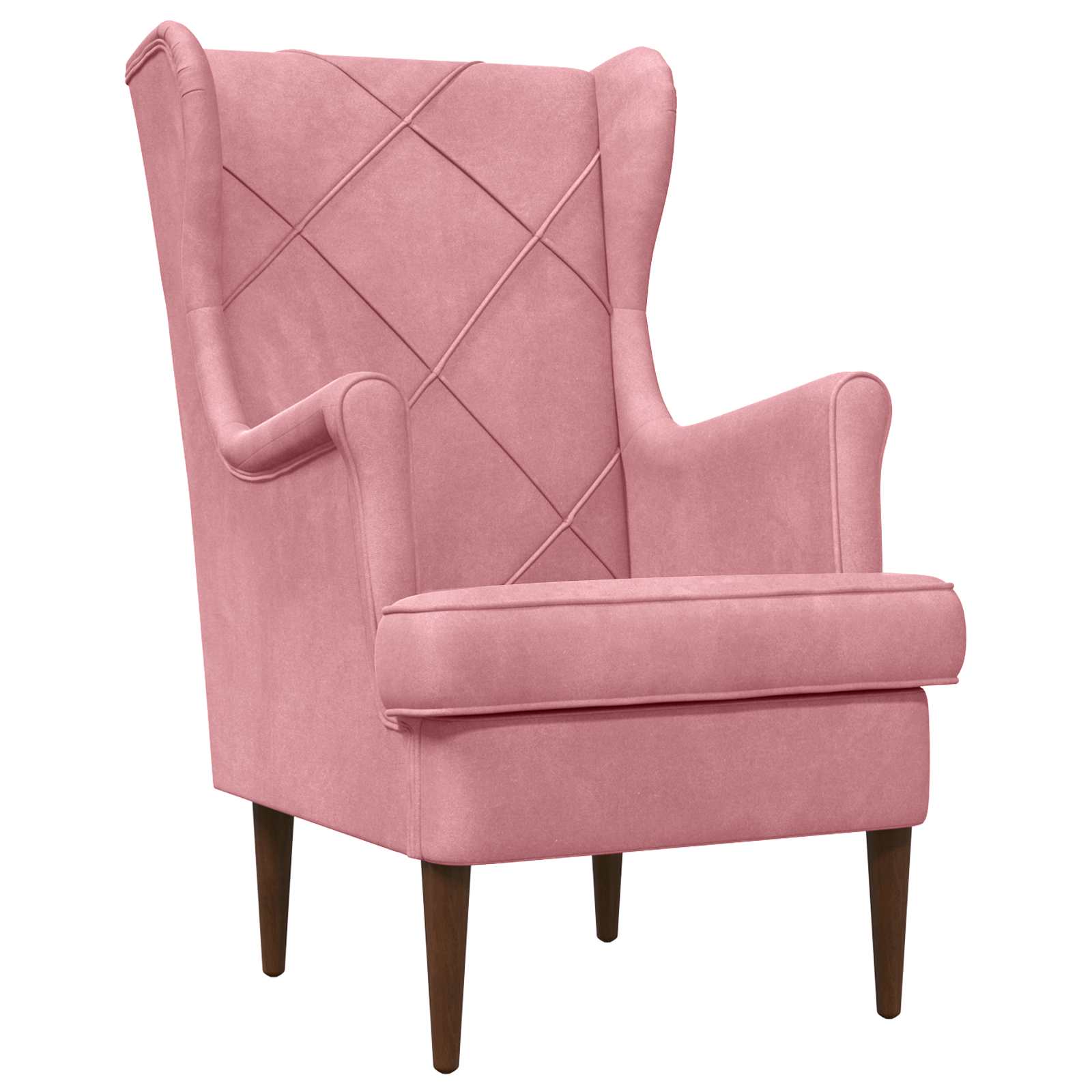 Poltrona Rosa Velluto